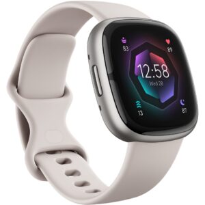 Orë e mençur Fitbit Sense 2- lunar white