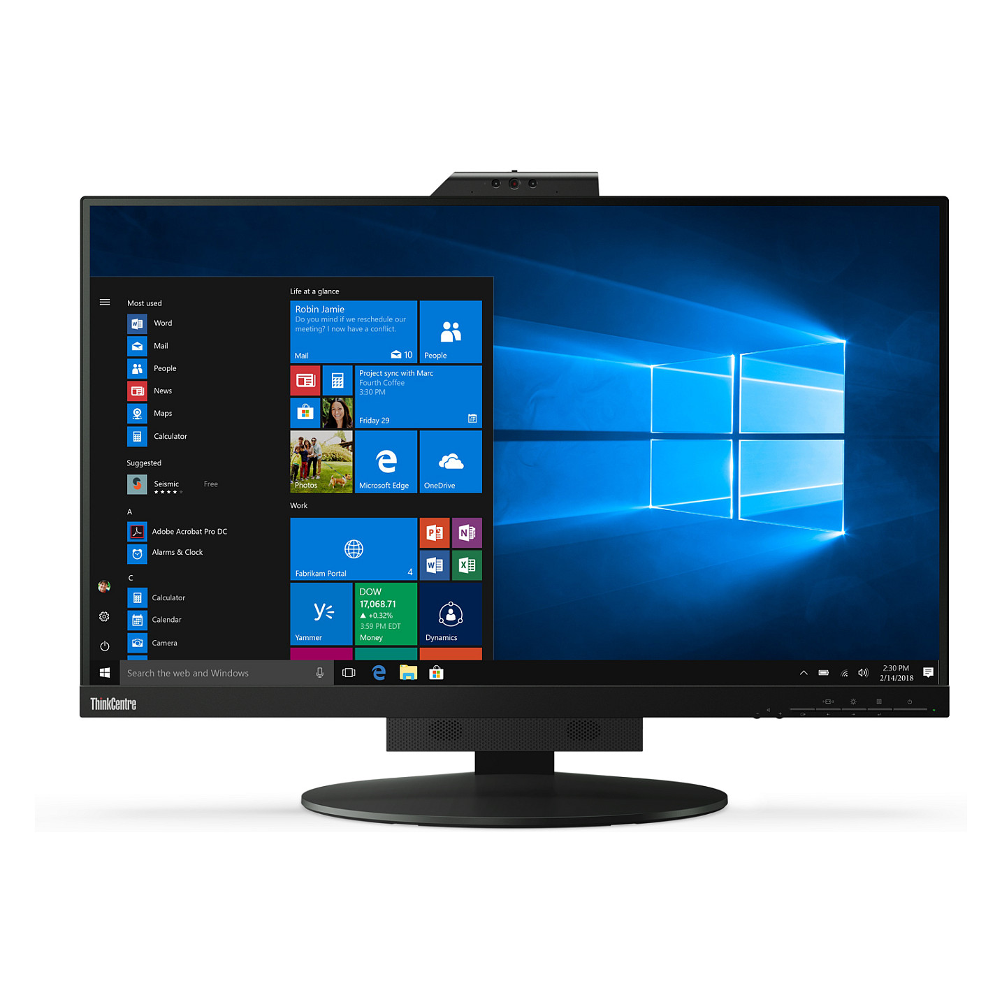 Monitor Lenovo ThinkCentre Tiny-in-One / 27"/ Quad HD IPS / LED / 75Hz / 14ms / USB-B + USB-A + HDMI + DisplayPort - Zezë
