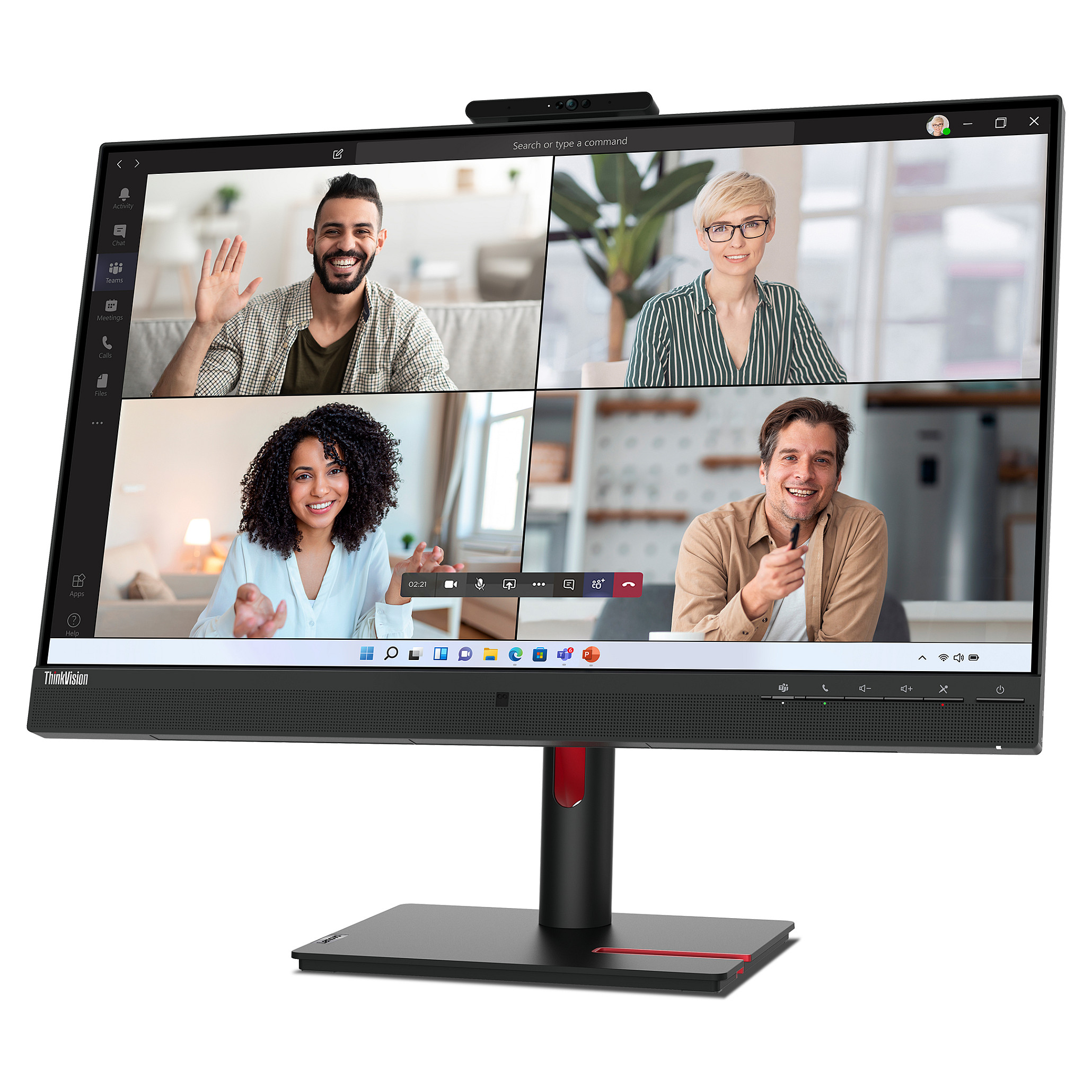 Monitor Lenovo ThinkVision T27hv-30 / 27"/ Quad HD IPS / LED / 75Hz / 6ms / USB-C + USB-A + HDMI + DisplayPort - Zezë - Figura 3
