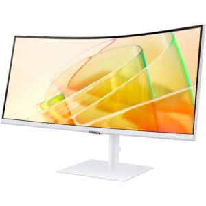 Montor Samsung ViewFinity S6 S34C650TAU / 34" UWQHD Curved 5ms 100Hz HDR10 / 2xThunderbolt 4 HDMI DP Speaker / e bardhë