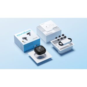 Kufje Anker Soundcore Liberty 4 NC True-Wireless, të zeza