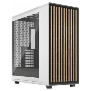 Kasë Midi Tower Fractal Design North XL Chalk TG Clear – Bardhë