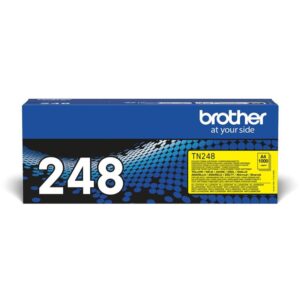 Toner Brother TN-248Y Cartridge Original  / Standard Yield / Up to 1,000 Pages (ISO/IEC 19798) – Verdhë