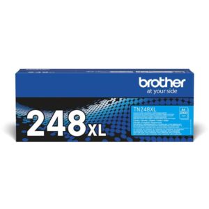 Toner Brother TN-248XLC Cartridge Original  / High Yield / Up to 2,300 Pages (ISO/IEC 19798) – Blu