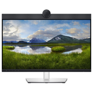 Monitor 24" Dell P2424HEB / 23.8" / Full HD LCD IPS / 60Hz / 5ms / HDMI+DP+USB / Webcam- Zezë/Gri
