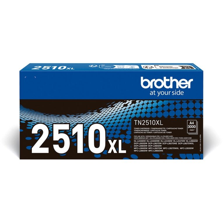Toner Brother TN-2510XL deri në 3,000 faqe (ISO/IEC 19752) - Zezë