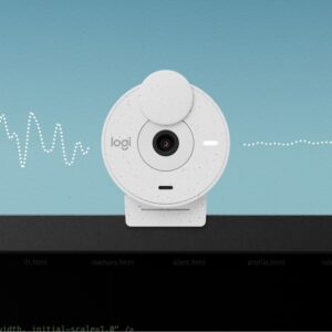 Webcam Logitech BRIO 300 / 1920x1080 30 fps / Full HD / USB-C / E bardhë