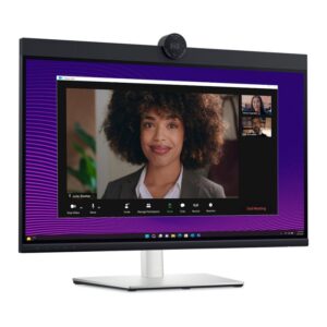 Monitor Dell P2724DEB Video Conference / 27"/ Quad HD IPS / LCD / 60Hz / 8ms / HDMI + DisplayPort + USB-B + USB-A + USB-C - Zezë/Argjend