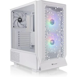 Kasë Midi Thermaltake Ceres 330 TG ARGB – Bardhë