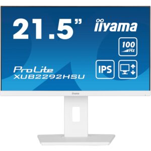 Monitor iiyama ProLite XUB2292HSU-W6 / 21.5 Inch / Full HD / 100Hz / 0.4ms /  I bardhë
