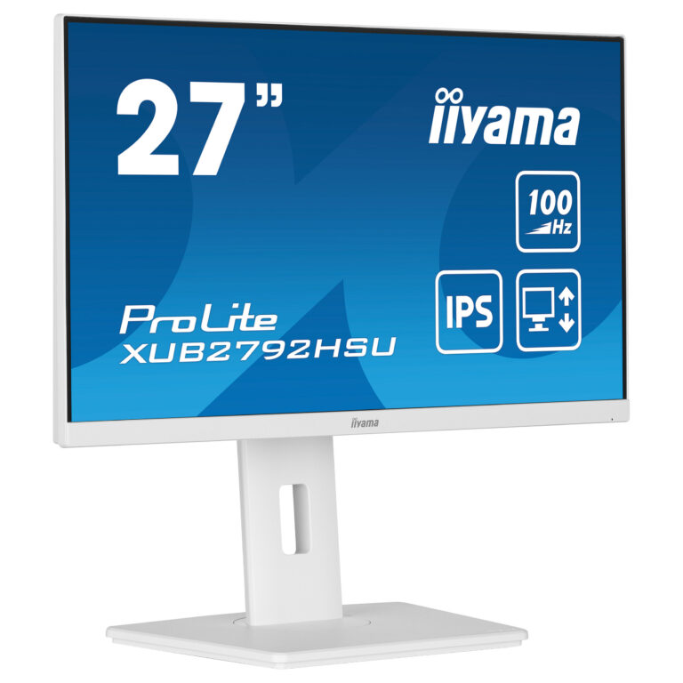 Monitor IIYAMA XUB2792HSU-W6 / 27"/ Full HD IPS LED / 100Hz / 0.4ms / HDMI+DP+USB - Bardhë