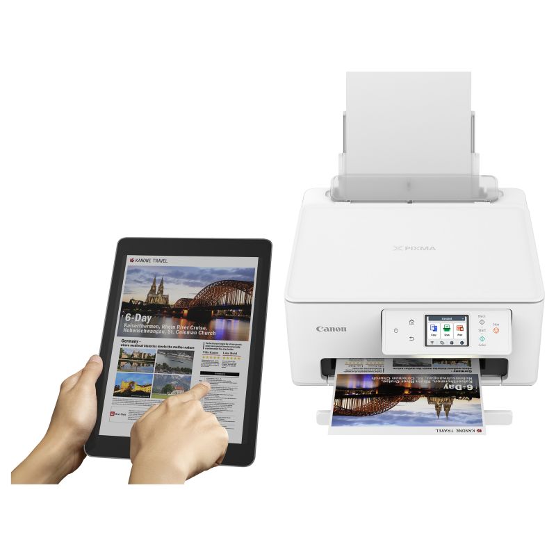 Printer Multifunksional Canon PIXMA TS7650i Inkjet 3in1/WLAN/Duplex - Bardhë - Figura 3