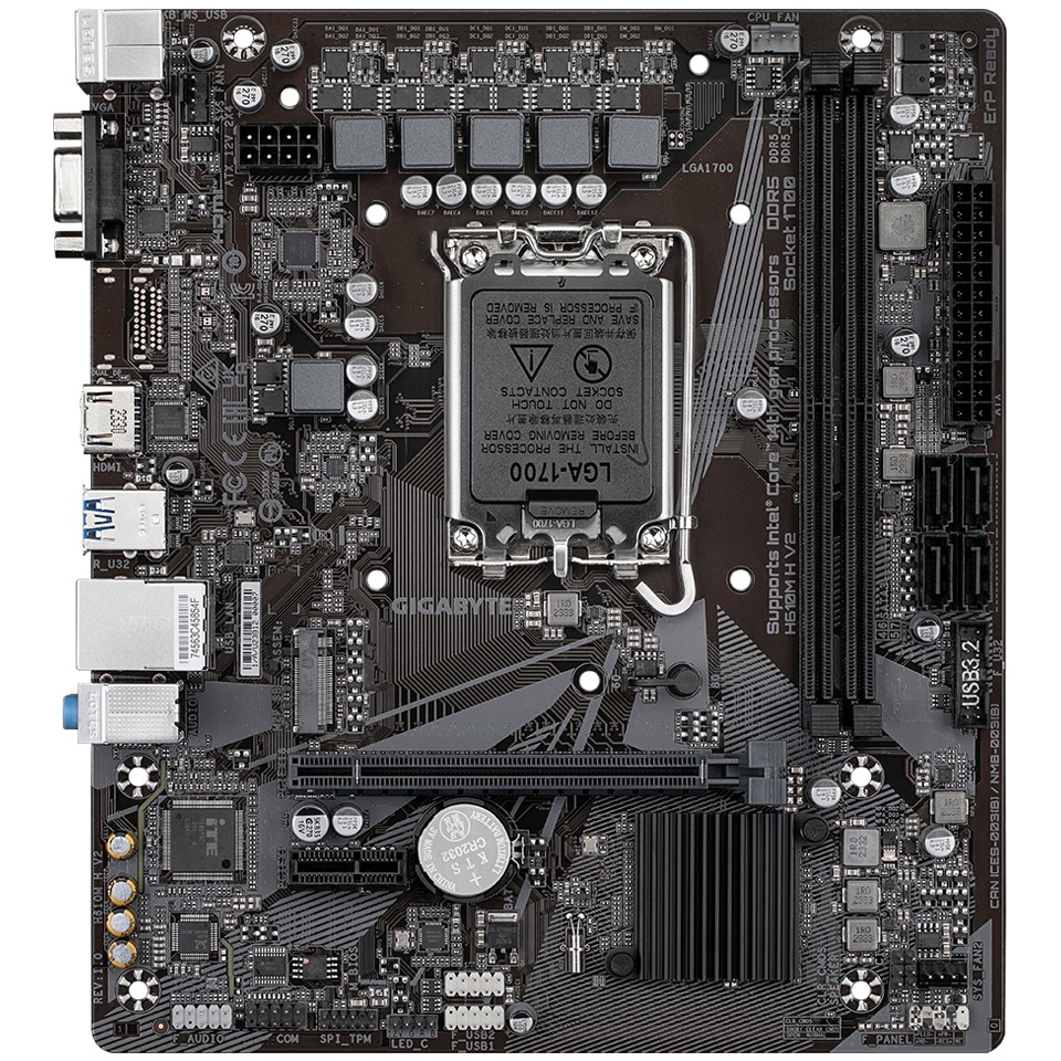 Pllakë Amë MB Intel GA-H610M H V2 (1700) (D) - Figura 2