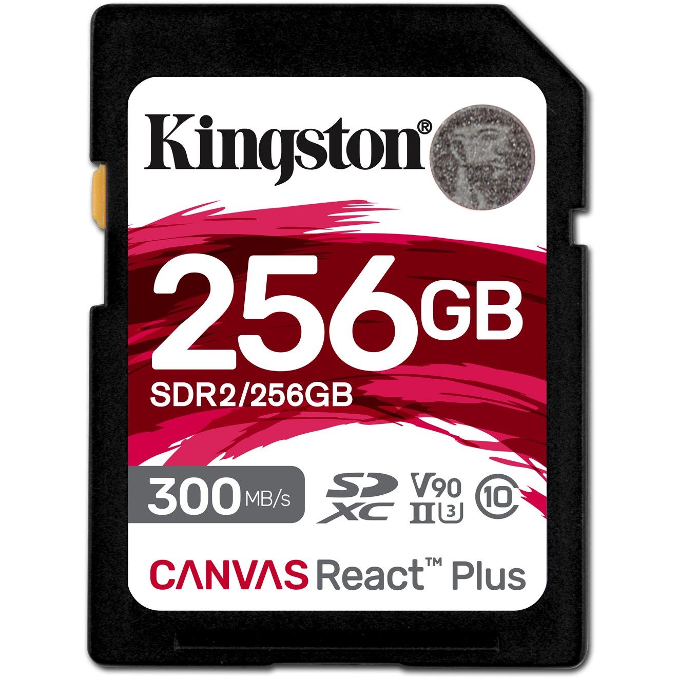 Kartë Memorie SD Kingston Canvas React Plus SDXC Card 256GB – 300MB/s