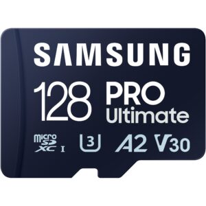 Kartë Memorie SD CARD 128GB Samsung PRO Ultimate microSDXC 200MB/s +Adapter