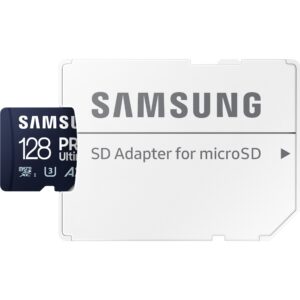 Kartë Memorie SD CARD 128GB Samsung PRO Ultimate microSDXC 200MB/s +Adapter