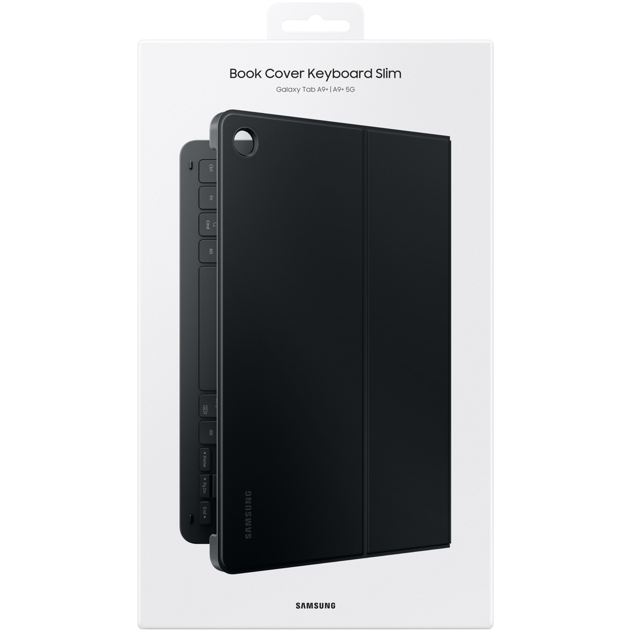 Aksesorë për tablet Samsung Galaxy Tab A9+ / Slim Book Cover Keyboard EF-DX211BBGGDE - Zezë - Figura 4