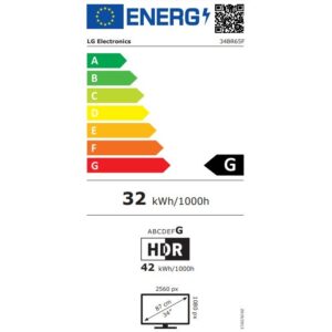Monitor LG 34BR65F-B / 34" UltraWide 2560x1080 5ms 75Hz IPS / DP HDMI Speaker / e zezë