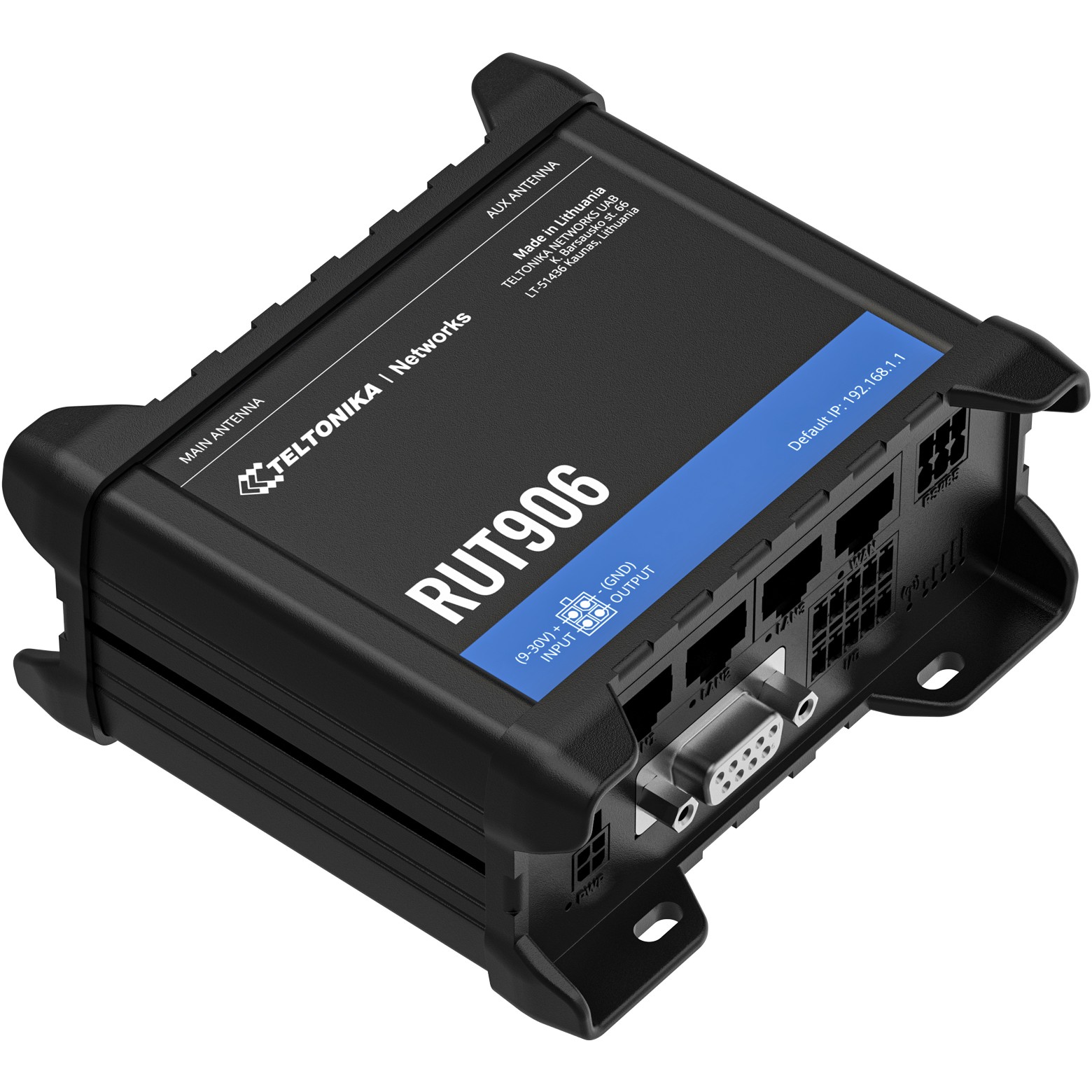 Ruter Teltonika RUT906 / Industrial Dual SIM LTE Wi-Fi - Figura 3