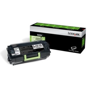 Toner Lexmark 522HE Cartridge Original/ High Yield / Return Program / For MS810/ MS811/ MS812 / Up to 25,000 Pages (ISO/IEC Standard) – Zezë