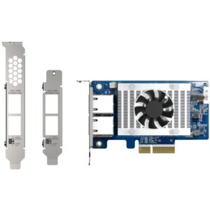 Adapter për Rrjet QNAP QXG‑10G2T‑X710 PCIe 3.0 x4