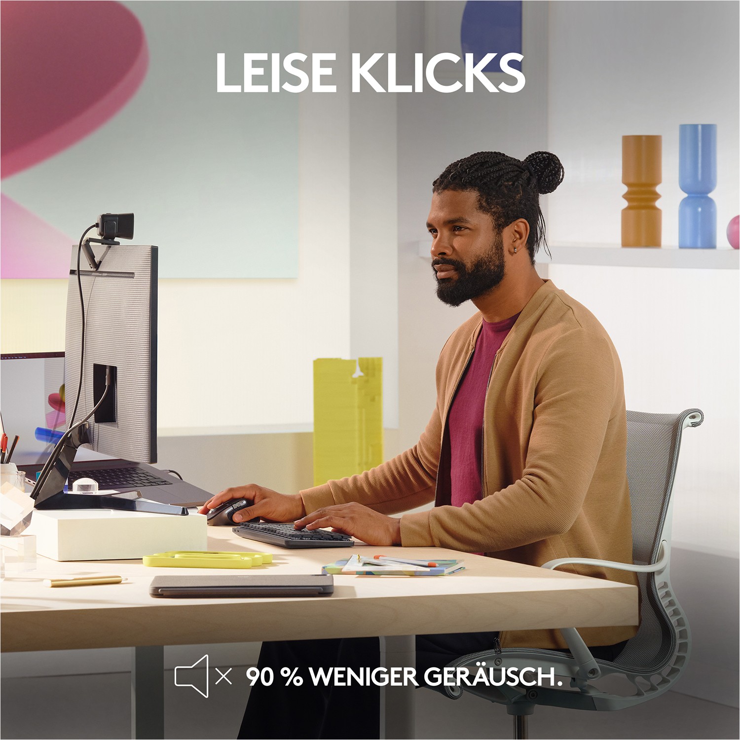 Maus Logitech Master Series MX Master 3S for Mac grau - Figura 3