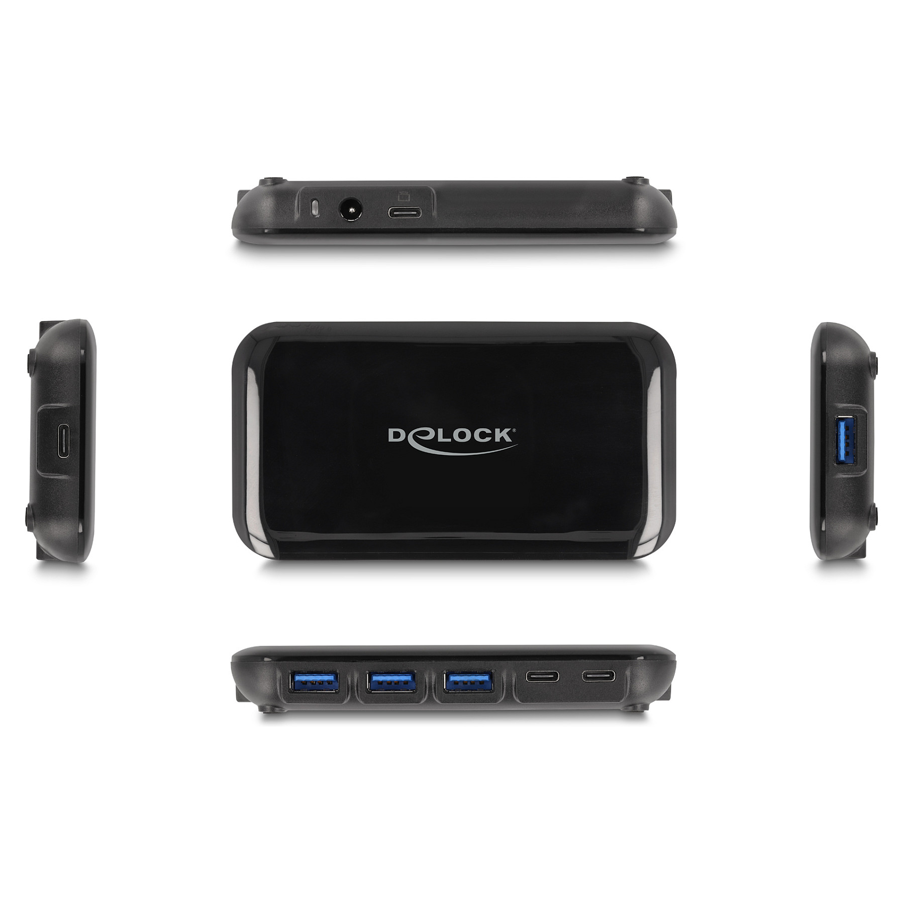 HUB DELOCK USB 3.2 Gen 2 / 7×Ports / 4×USB‑A + 3×USB‑C - Zezë - Figura 2