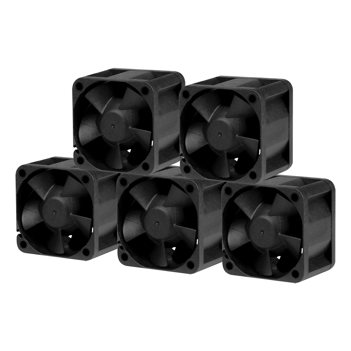 Ftohës për Kasë 40mm Arctic S4028-6K – 5-Pack - Zezë