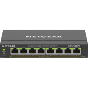 Switch 8P Netgear GS308EPP-100PES POE+ M RM
