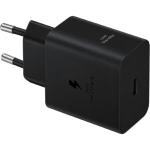 Aksesorë për telefon Samsung 45W Fast Charger EP-T4511 with USB-C Cable – Zezë