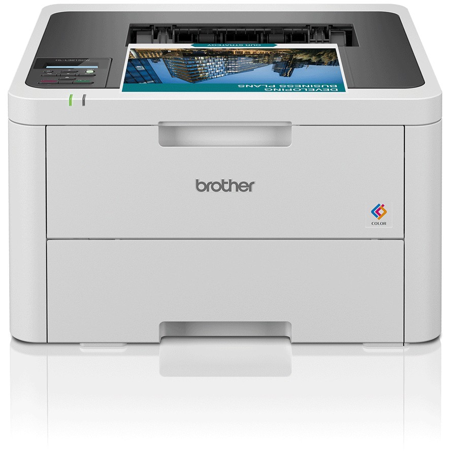 Printer LED Color Brother HL-L3215CW / A4 / 18ppm / 2400dpi / USB WLAN / 250 Sheets - Bardhë