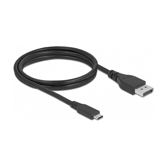 Kabllo DELOCK USB‑C ↔ DisplayPort / DP Alt Mode / 8K 60Hz / 1m – Zezë