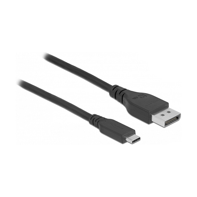 Kabllo DELOCK USB‑C ↔ DisplayPort / DP Alt Mode / 8K 60Hz / 1m – Zezë - Figura 3