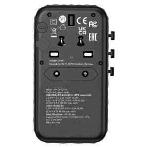 Adapter Verbatim / UTA-06 / 100W / Universal Travel Charger / GaN III 8