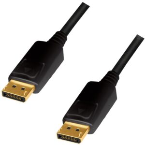 Kabllo DisplayPort LogiLink 1.2 (ST-ST) / 2m / 4K / 60Hz / e zezë