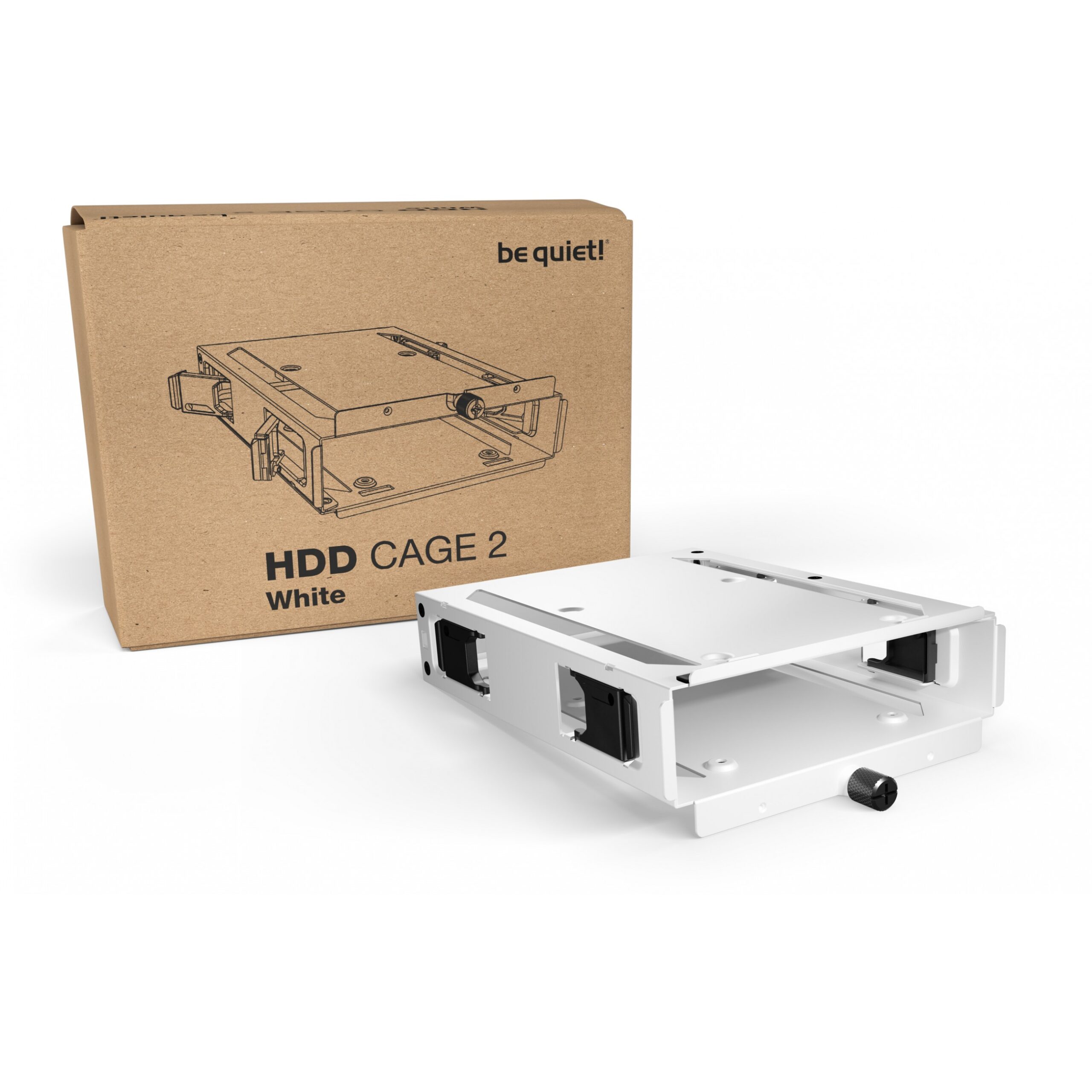 Aksesorë për disqe be quiet! HDD Cage 2 – Bardhë Hard Drive Enclosure - Figura 4