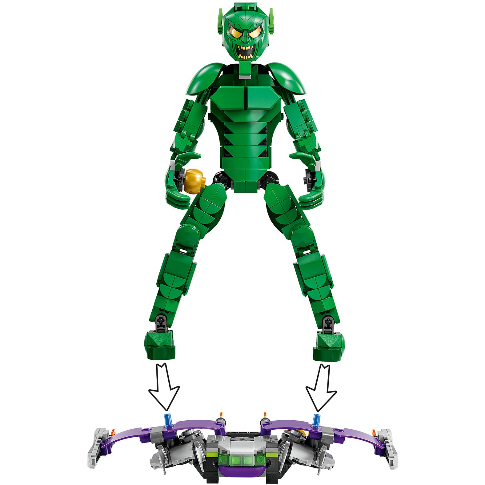 LEGO Marvel Green Goblin Construction Figure 76284 - Figura 4
