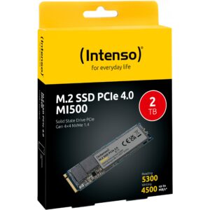 SSD e Brendshme M.2 2TB Intenso MI500 NVMe PCIe 4.0 x 4 e zezë