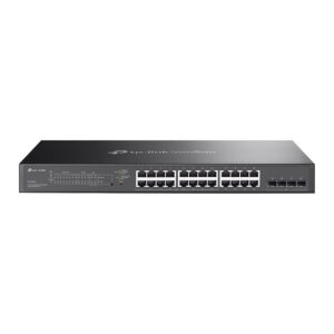 TP-Link Omada SG2428LP – 24× Gigabit Managed PoE+ Switch me 4× SFP, 150W PoE, Rackmount