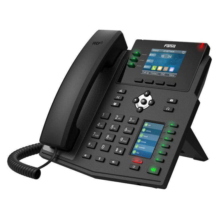 Telefon VoIP Fanvil X4U V2 / SIP / PoE - Zezë