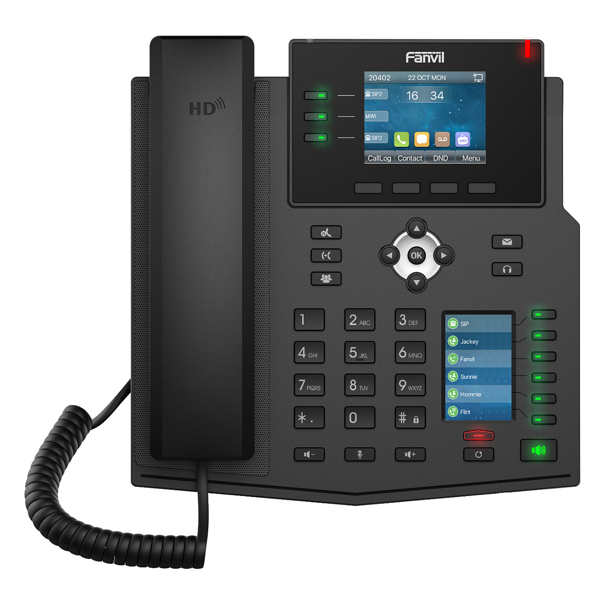 Telefon VoIP Fanvil X4U V2 / SIP / PoE - Zezë - Figura 2
