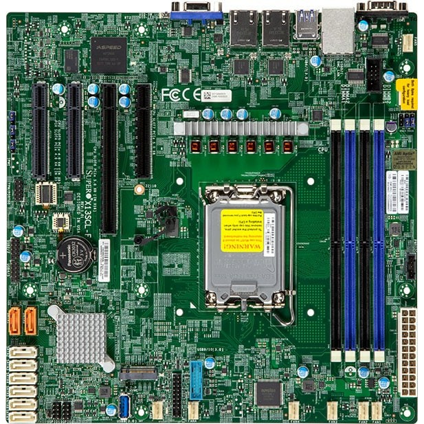 Pllakë Amë MB Server Supermicro MBD-X13SCL-F-B / Intel Socket / DDR5 / mATX