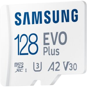 Kartë Memorie SD 128GB Samsung EVO PLUS microSDXC UHS-I U3 përfshirë adapterin SD