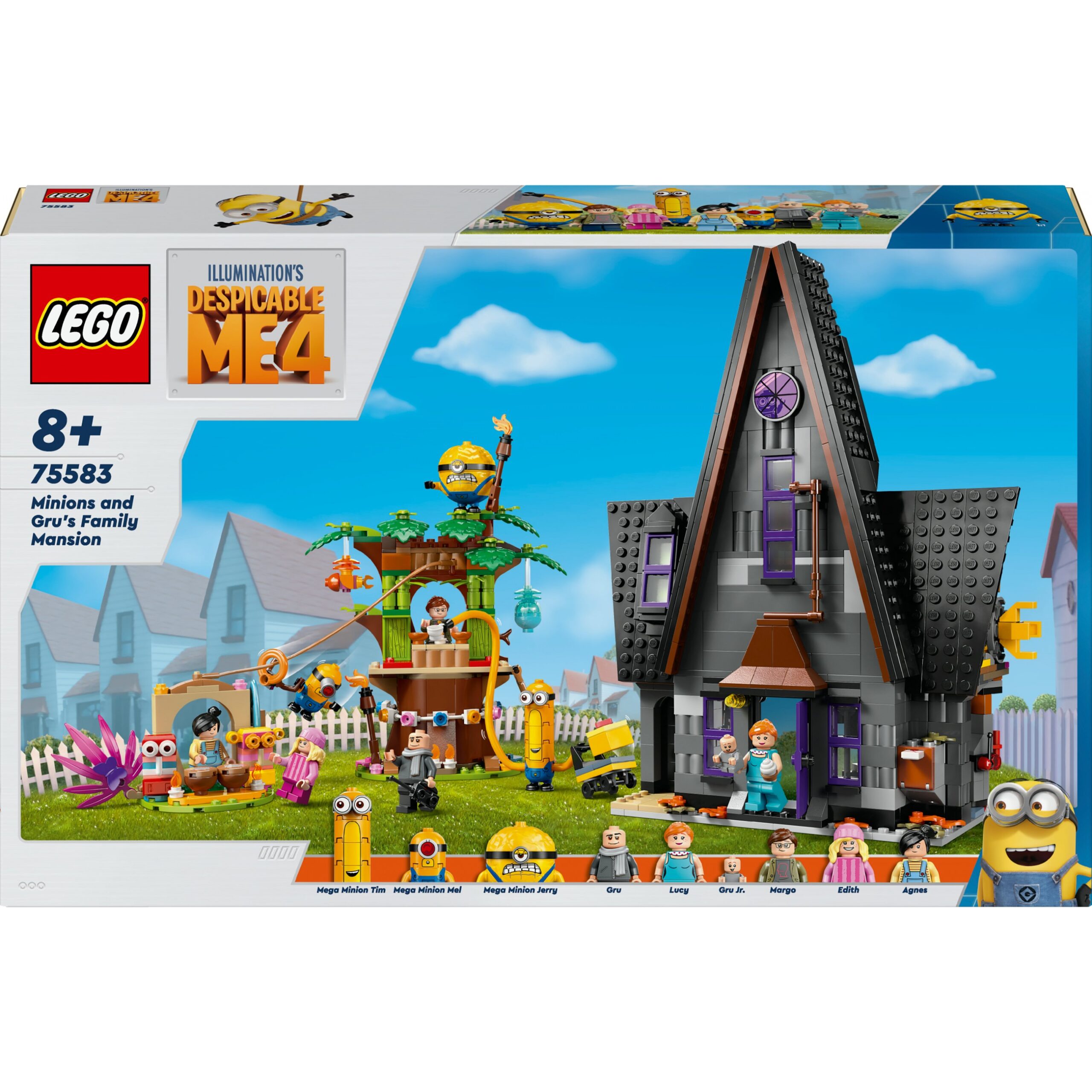LEGO Minions Gru and the Minions’ Family Villa 75583