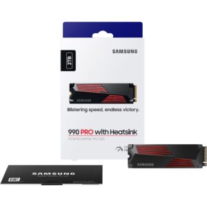 SSD të Brendshëm M.2 2TB Samsung 990 PRO Heatsink NVMe PCIe 4.0 x 4