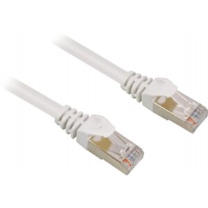 Kabllo për Rrjet  Sharkoon Patch Cable S/FTP RJ-45 Cat.6 / 20m - Bardhë