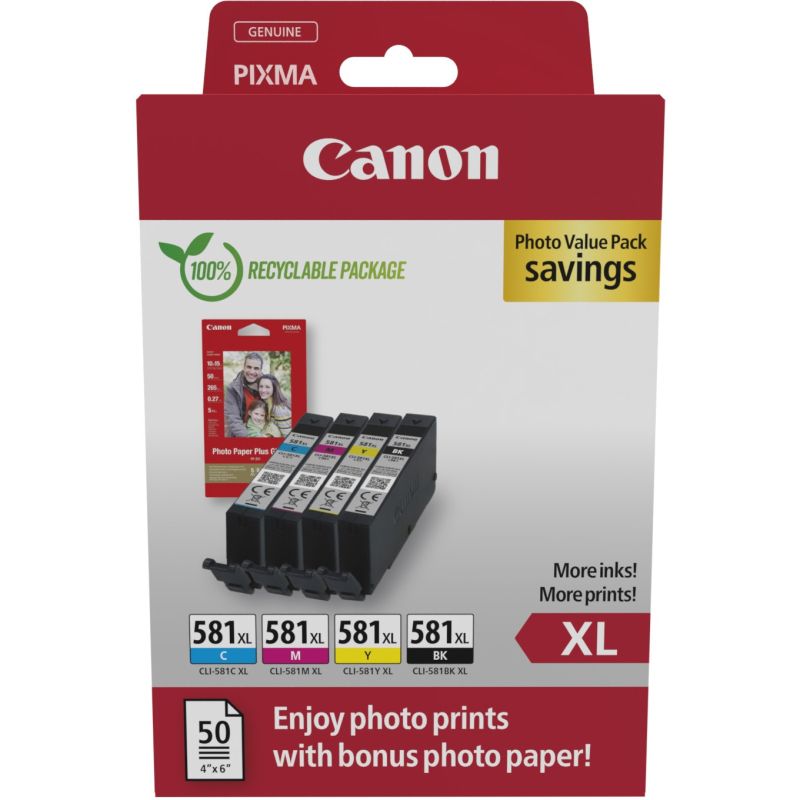 INK Canon / CLI‑581XL / 2052C004 / 4pack Multipack