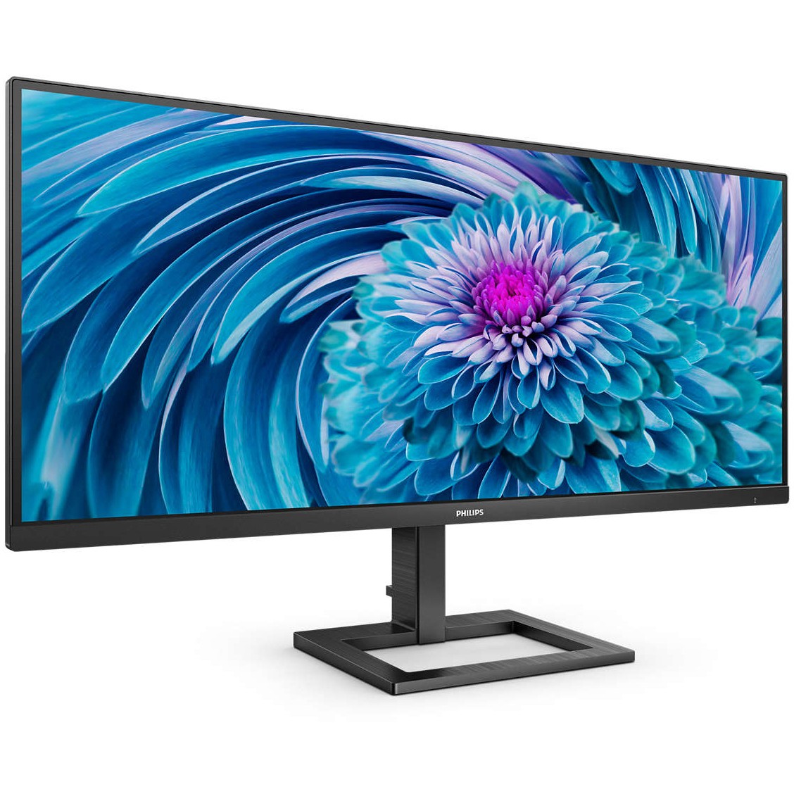 Monitor i lakuar Philips E Line 346E2LAE/00 / 34" Wide Quad HD 4 ms 100Hz VA / HDMI DP USB-C Speaker / e zezë - Figura 3