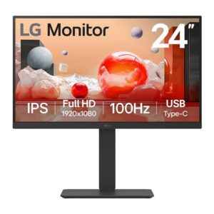 Monitor LG 24BA650-B / 24" / Full HD IPS / LED / 100 Hz / 5 ms / HDMI+USB+DP+HDCP - Zezë