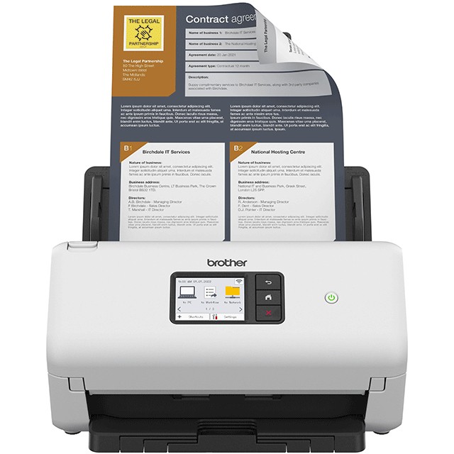 Skaner BROTHER ADS-4500W Document Scanner with ADF Duplex 35 ppm - Bardhë